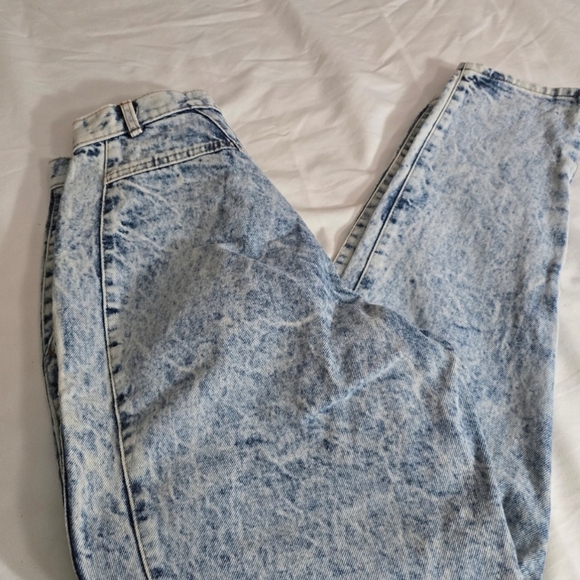 Vintage Chic 80s acid wash distressed jeans sz 10 - Picture 8 of 9